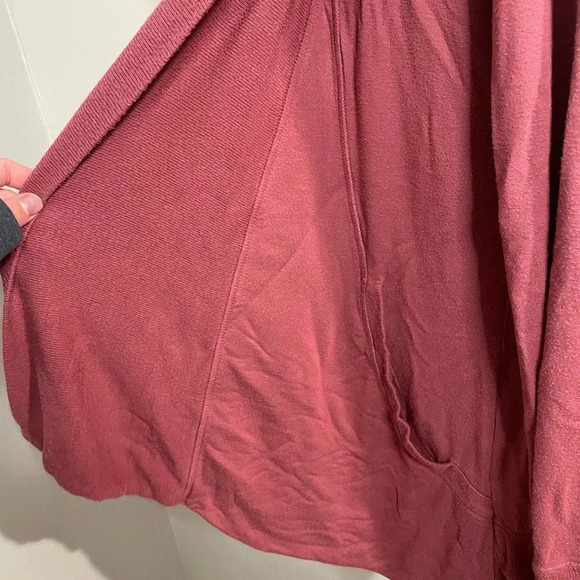 Athleta Pranayama Restore Wrap Open Front Cardigan in Rose Color - Picture 6 of 11